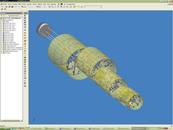 PRECIOSA, R  model svtidla, navreno v Autodesk Inventor