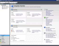 Konzole System Center Essentials 2010