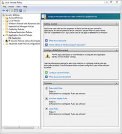 Local security policy