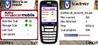 McAfee Virus Scan Mobile pro Windows Mobile 5