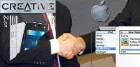 Apple a Creative ukon prvn spory
