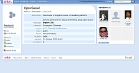 Google spout platformu OpenSocial